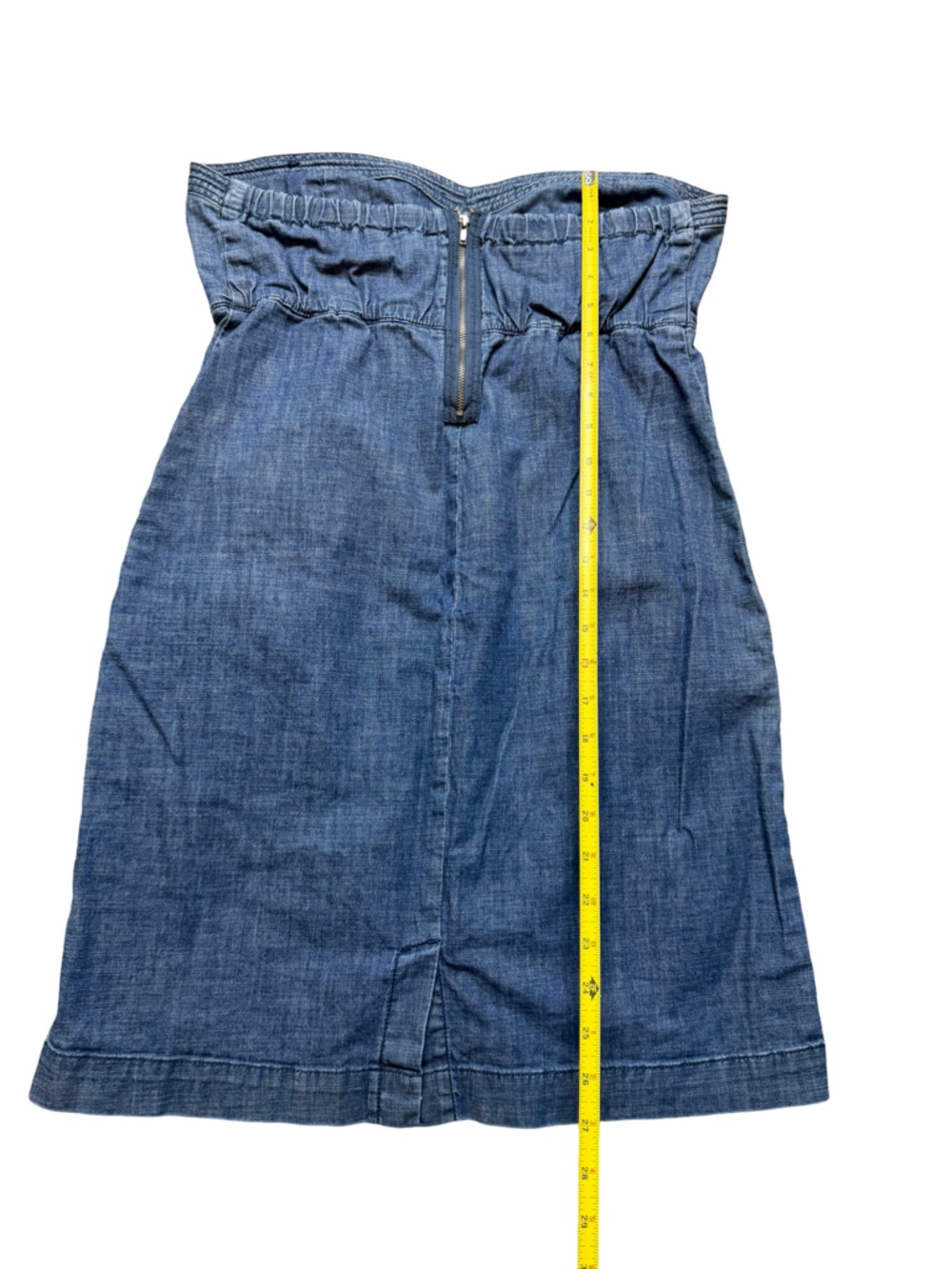 AMERICAN EAGLE Denim Strapless Mini Dress
Size 14 - Picture 4 of 8